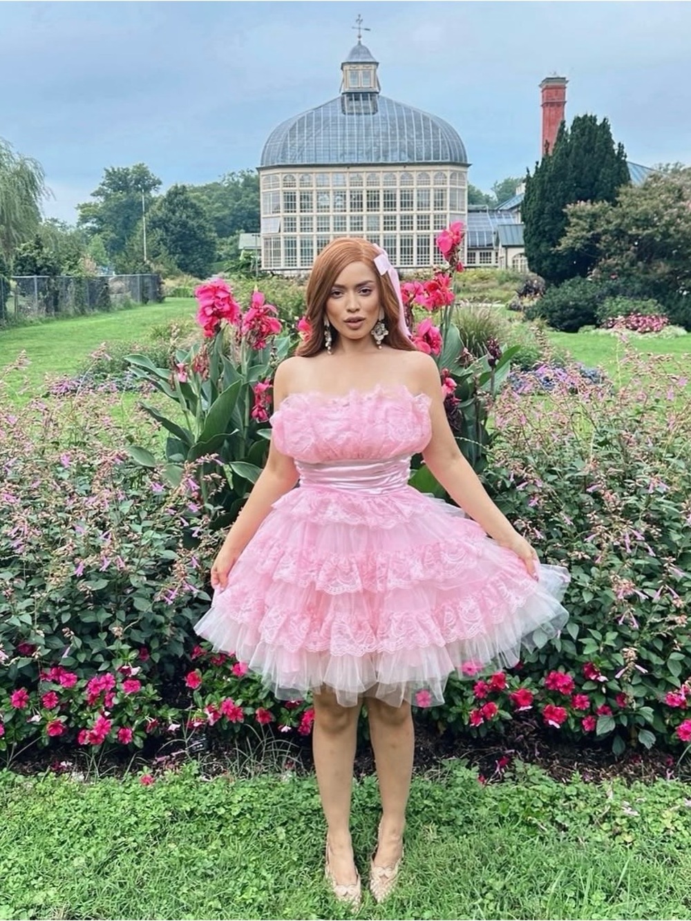 Sugar Thrillz dollskill pink tulle lace dress
